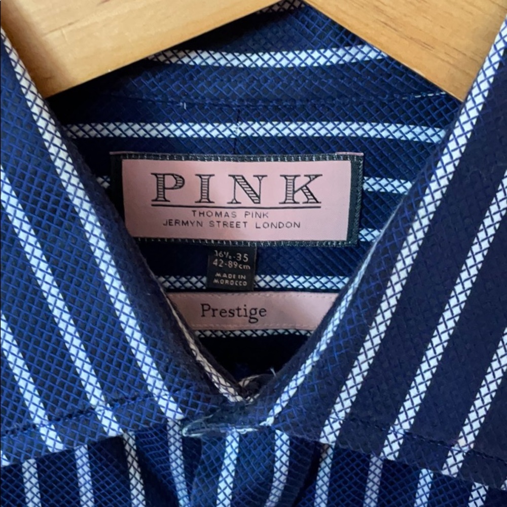 Men’s Thomas pink dress shirt